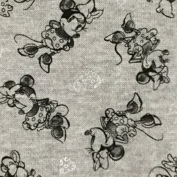Disney Parks Grey Long Sleeved Minnie Mouse Top - Picture 5 of 7